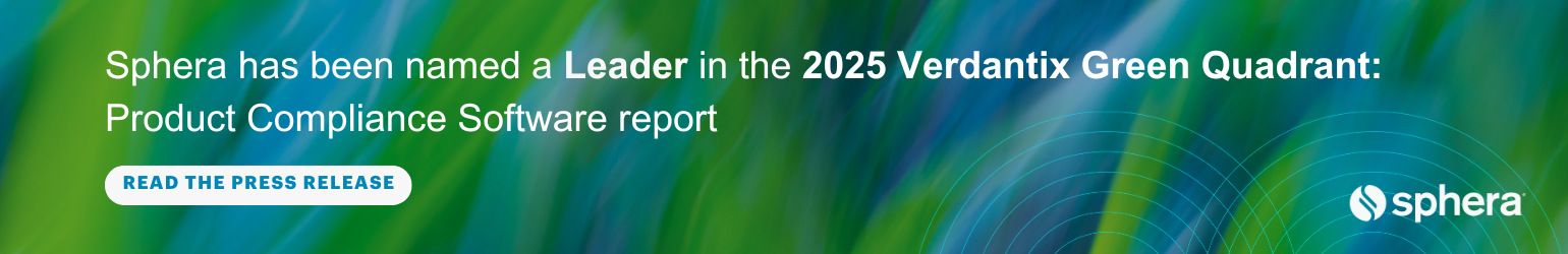 Sphera Named a Leader in the 2025 Green Quadrant: Product Compliance Software Report
